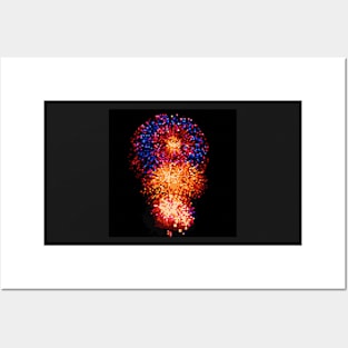 Pixel Firework No.3 Posters and Art